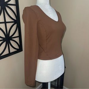Lululemon Align Long Sleeve Shirt Chocolate Brown